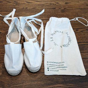 La Manual Alpargatera Wedge Espadrille Made in Spain - Size 41/9.5 US